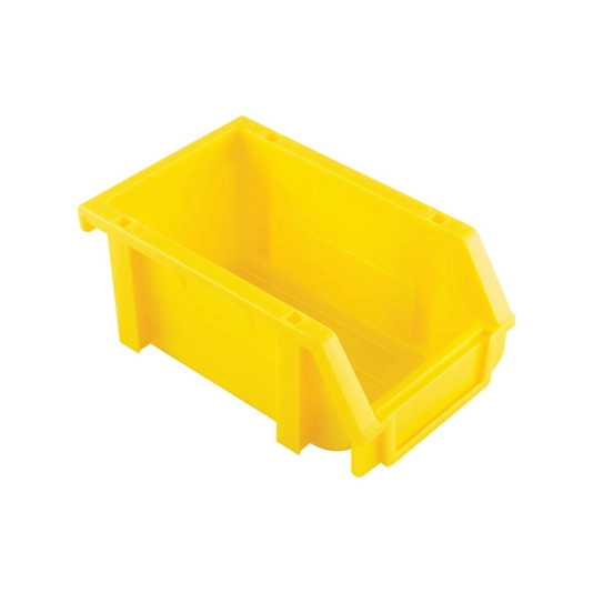 Storage Bins, Plastic, Yellow, 100x160x74mm 1