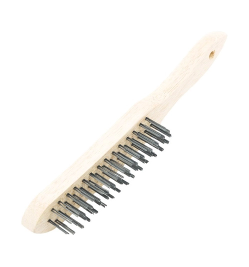 4-ROW WIRE SCRATCH BRUSH - PLAIN BACK 1