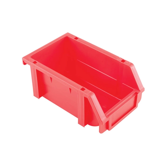 Storage Bins, Plastic, Red, 100x160x74mm 1