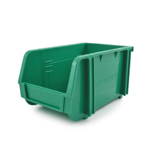 Storage Bins, Plastic, Green, 157x237x132mm 1