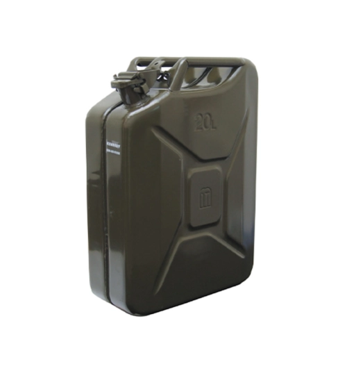 20LTR HEAVY DUTY STEEL JERRY CAN (GREEN) 1