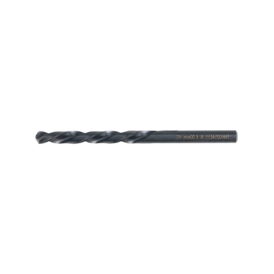 Jobber Drill, 6mm, Normal Helix, High Speed Steel, Black Oxide 1