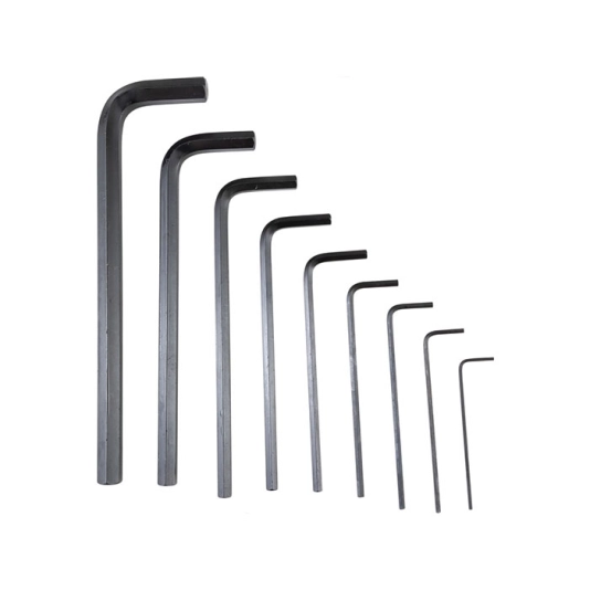 Hex Key, L-Handle, Hex, Metric, 1.5-10mm, 9-piece 1