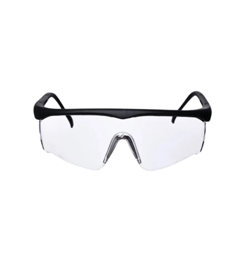 Safety Glasses, Clear Lens, Half-Frame, Clear Frame, High Temperature Resistant/Impact-resistant/UV-resistant 1