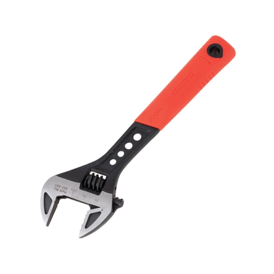 Adjustable Spanner, Steel, 8in./200mm Length, 28mm Jaw Capacity 1