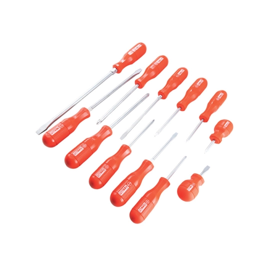 Hi-Grip, Flared/Phillips/Pozi, Screwdriver Set, Set of 12 1