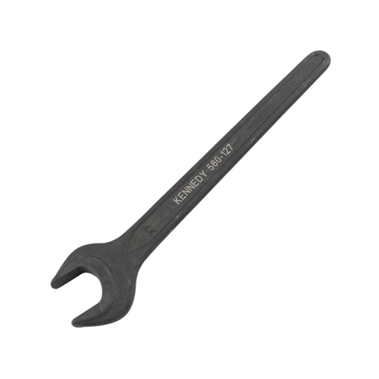 Metric Open Ended Spanner, Single End, Vanadium Steel, 27mm 1