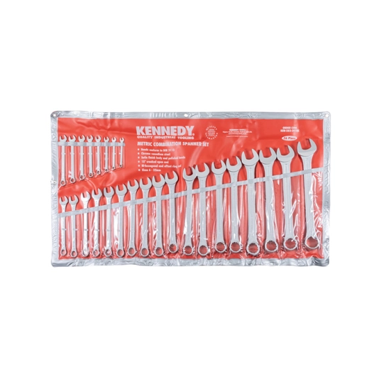 Metric, Combination Spanner Set, 6 - 32mm, Set of 26, Chrome Vanadium Steel 1