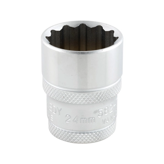 1/2in. Drive, Bi-Hexagon Socket, 22mm, Metric, 12 Point 1