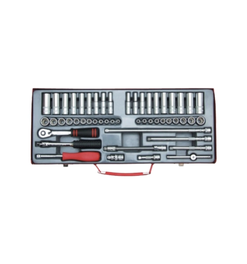 1/4in. Socket Set, Imperial/Metric, Set of 51 1