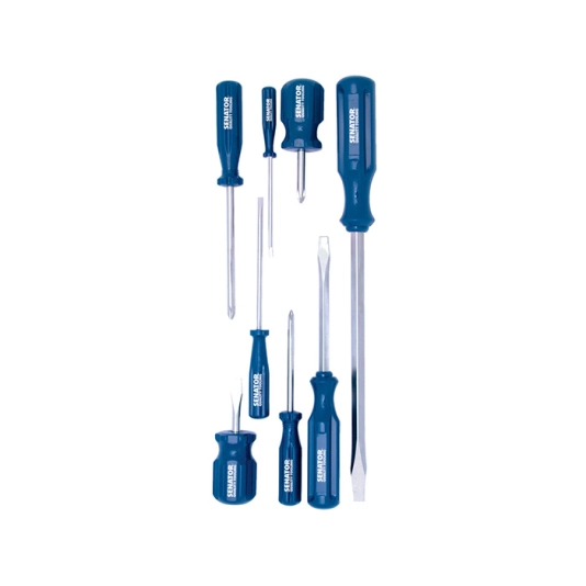 Flared/Parallel/Phillips, Screwdriver Bit, Set of 8 1