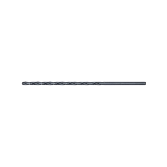 L100, Long Series Drill, 3mm, Long Series, Straight Shank, High Speed Steel, Steam Tempered 1