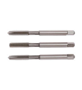 Hand Tap Set  M5 x 08mm Metric Coarse High Speed Steel Bright Set of 3