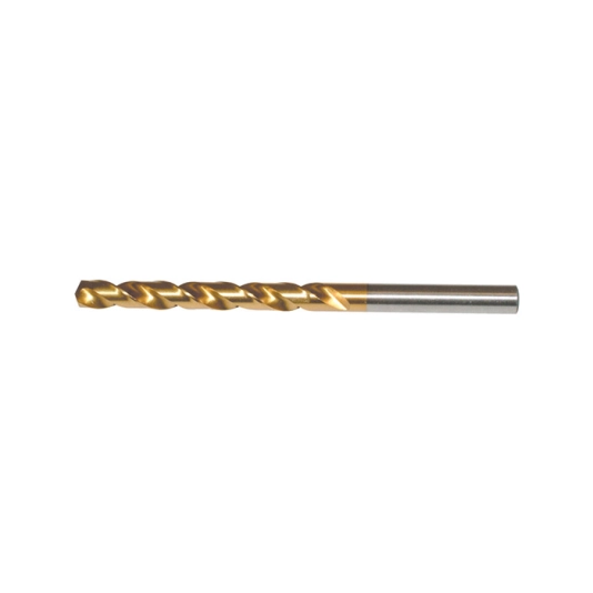 Jobber Drill, 6mm, High Helix, Cobalt High Speed Steel, TiN<br> 1