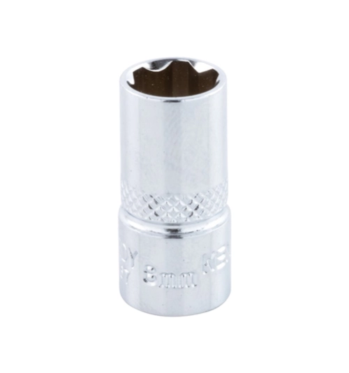 1/4in. Drive, KenGrip Socket, 8mm, Metric, 6 Point 1