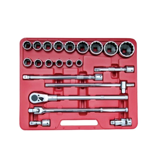 3/4in. Socket Set, Imperial/Metric, Set of 22 1